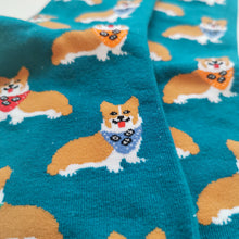 Load image into Gallery viewer, Majestic Corgi Socks