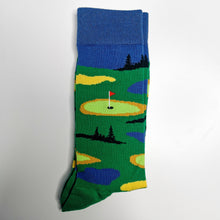 Load image into Gallery viewer, Golf Green and Cart Socks