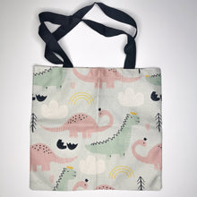 Load image into Gallery viewer, Crowned Dino Tote Bags
