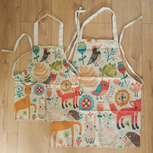 Load image into Gallery viewer, Child and Adult Woodland Aprons
