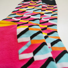 Load image into Gallery viewer, Vivid Striped and Dotted Socks | Bright, Colourful, Soft Socks