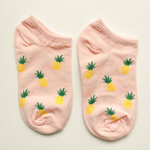 Load image into Gallery viewer, Fruity Trainer Socks | Watermelons, Strawberries, Pineapples, Cherries, Bananas, Avocado | Soft, Bright, Happy Cotton Socks
