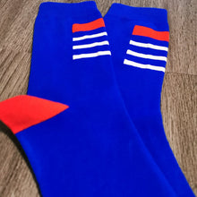 Load image into Gallery viewer, France 'Les Bleus '98' Socks | Retro Football, Casual Socks | World Cup 1998, Colourful, Soft Cotton