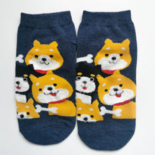 Load image into Gallery viewer, Cute Corgi Socks | Dogs and Dog Lovers | Cute Cotton Trainer Socks

