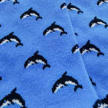 Load image into Gallery viewer, Dolphin Socks | Animals, Cute Designs, Ocean Life Socks | Soft, Colourful, Fun, Happy Unisex Socks