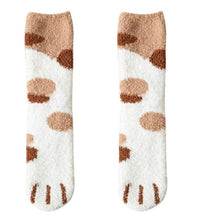 Load image into Gallery viewer, Winter Cat Socks | Warm Fleece, Cats, Cat Lovers | Kittens, Tabby Cat, Ginger Cat, Black Cat, Calico Cat