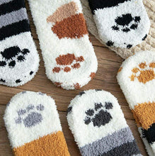 Load image into Gallery viewer, Winter Cat Socks | Warm Fleece, Cats, Cat Lovers | Kittens, Tabby Cat, Ginger Cat, Black Cat, Calico Cat