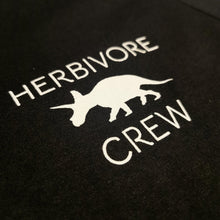 Load image into Gallery viewer, Clever Girl & Herbivore Crew Dinosaur Cotton T-Shirts | Vegan and Vegetarian | Triceratops and Velociraptor | Retro 90s Tees | Jurassic Park