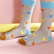 Load image into Gallery viewer, Cute Heart Socks | Valentine's Day, Love, Hearts, Love Hearts | Colourful, Soft, Happy Socks