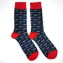 Load image into Gallery viewer, Sports Socks | Football, American Football, Soccer, Cycling, Bicycles, Formula 1, Motorsport, Car Racing | Bright, Soft, Happy Cotton Socks