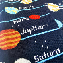 Load image into Gallery viewer, Space Socks | NASA, Saturn, Mars, Earth, Jupiter, Mercury, Venus, Neptune, Uranus | Geek, Nerd, Cool Socks