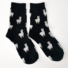 Load image into Gallery viewer, Elephant, Rabbit, Alpaca Socks | Animals, Wildlife, Elephants, Bunnies, Llamas | Happy, Soft, Fun Socks