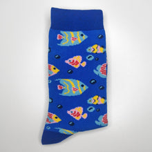 Load image into Gallery viewer, Tropical Fish Socks | Animals, Sea Life, Ocean Life Socks | Soft, Colourful, Fun, Happy Unisex Socks