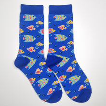 Load image into Gallery viewer, Tropical Fish Socks | Animals, Sea Life, Ocean Life Socks | Soft, Colourful, Fun, Happy Unisex Socks