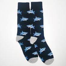 Load image into Gallery viewer, Shark Socks | Animals, Sea Life, Ocean Life, Jaws | Soft, Colourful, Fun, Happy Unisex Socks