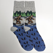 Load image into Gallery viewer, Big Foot Socks | Sasquatch, Yeti, Mythological Creature Socks | Fun, Happy Socks