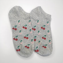 Load image into Gallery viewer, Fruity Trainer Socks | Watermelons, Strawberries, Pineapples, Cherries, Bananas, Avocado | Soft, Bright, Happy Cotton Socks