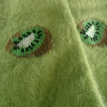 Load image into Gallery viewer, Kiwi and Avocado Socks | Warm House Socks | Fruity | Soft, Colourful Happy, Cosy Socks