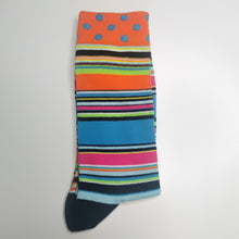 Load image into Gallery viewer, Vivid Striped and Dotted Socks | Bright, Colourful, Soft Socks