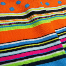 Load image into Gallery viewer, Vivid Striped and Dotted Socks | Bright, Colourful, Soft Socks