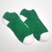 Load image into Gallery viewer, Fleece Christmas Trainer Socks
