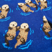 Load image into Gallery viewer, Otters Holding Hands Socks

