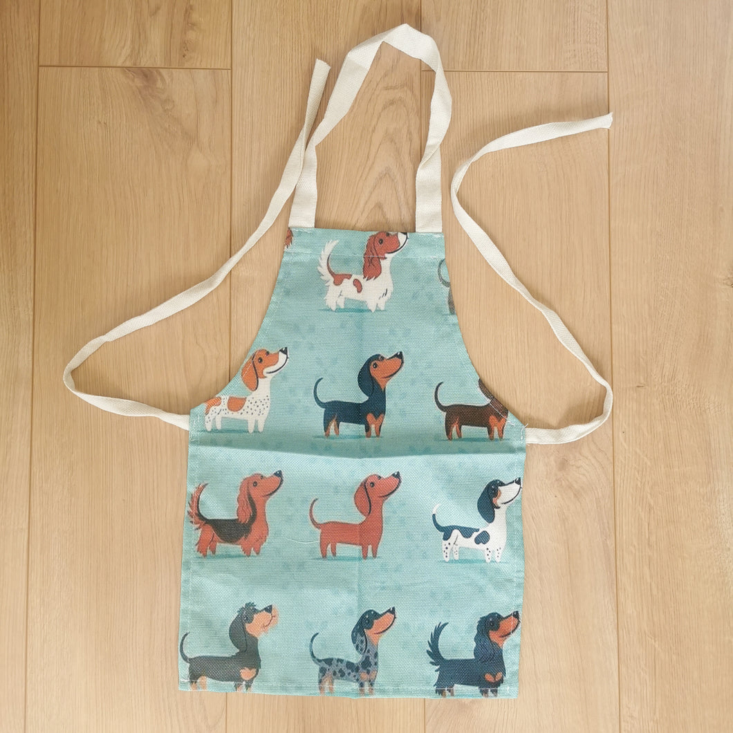 Child and Adult Daschund Aprons