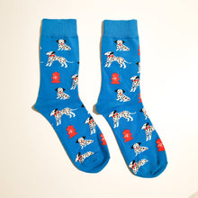 Load image into Gallery viewer, Dalmatian Socks | Soft Cotton, Bright Happy Socks | Dogs, Dog Lover
