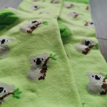 Load image into Gallery viewer, Koala Socks | Cute Animals, Bright, Soft, Cotton
