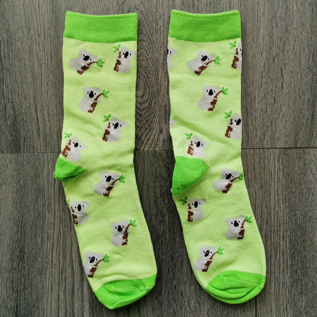 Koala Socks | Cute Animals, Bright, Soft, Cotton