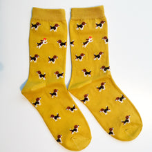 Load image into Gallery viewer, Beagle Socks | Dogs and Dog Lovers | Combed Cotton - Soft, Bright, Happy Socks
