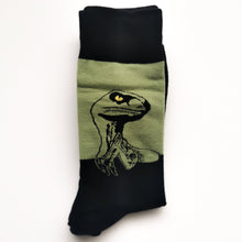Load image into Gallery viewer, Clever Girl Velociraptor Socks | Raptor | Jurassic Park | Dinosaur | Dinosaur Clothes

