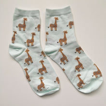Load image into Gallery viewer, Giraffe Socks | Cute Animals | Soft, Colourful, Happy Cotton Socks
