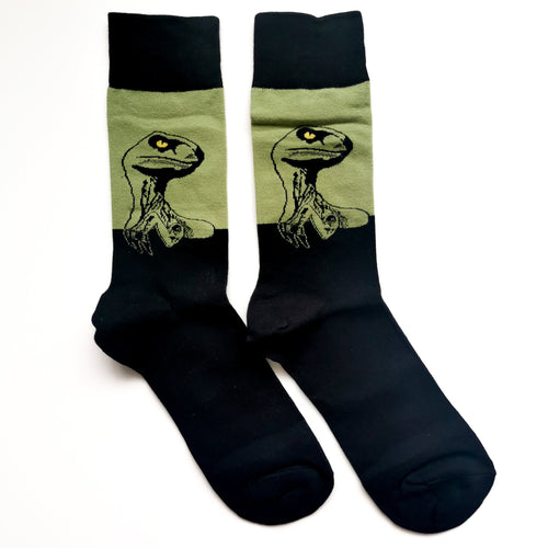 Clever Girl Velociraptor Socks | Raptor | Jurassic Park | Dinosaur | Dinosaur Clothes