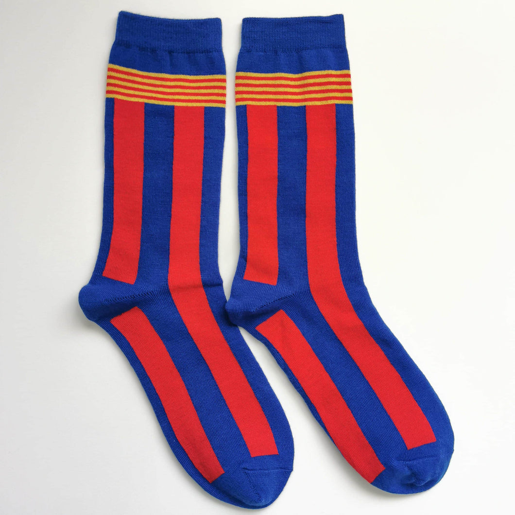 Barcelona Socks | Combed Cotton Socks | Casual Football, Messi, Maradona, Ronaldo, Ronaldinho