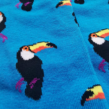 Load image into Gallery viewer, Toucan Socks | Cute Cotton Animal Socks | Plush Colourful Happy, Fun Socks
