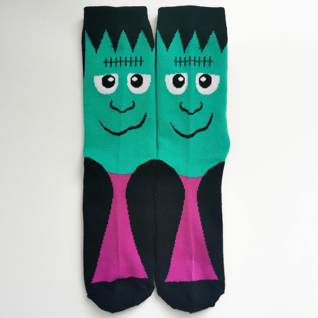 Halloween Socks | Frankenstein, Mummy, Pumpkin, Spooky | Soft Scary Cotton Socks