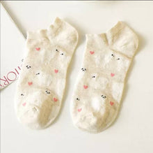 Load image into Gallery viewer, Alpaca Trainer Socks | Cute Animals, Llamas | Fluffy, Soft, Bright, Happy Socks
