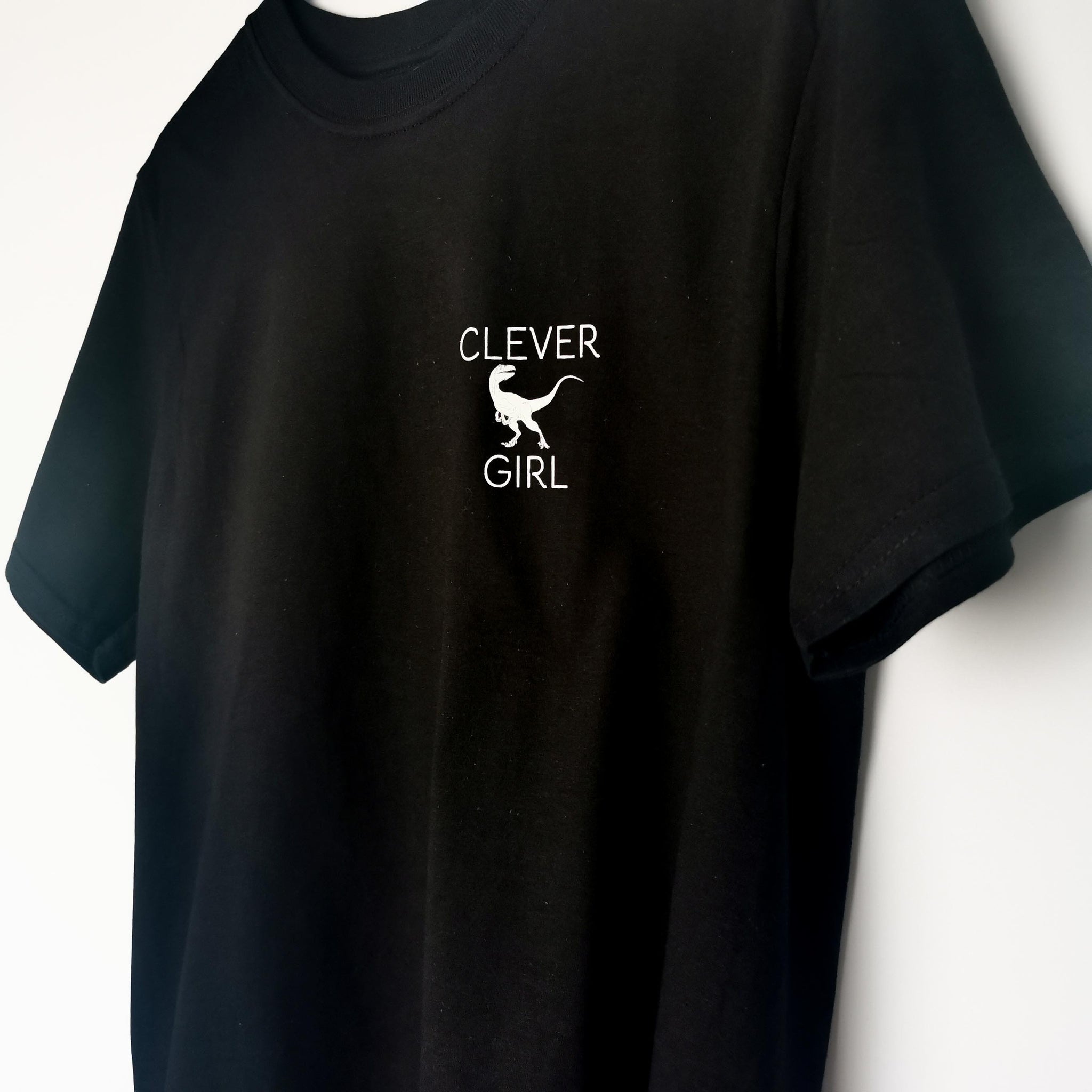 Clever Girl Herbivore Crew Dinosaur T-Shirts Socker Apparel