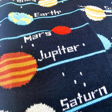 Load image into Gallery viewer, Space Socks | NASA, Saturn, Mars, Earth, Jupiter, Mercury, Venus, Neptune, Uranus | Geek, Nerd, Cool Socks
