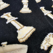 Load image into Gallery viewer, Chess Socks | Queen, King, Knight, Bishop, Horse | Queen&#39;s Gambit | Soft Dress Socks
