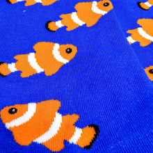 Load image into Gallery viewer, Tropical Fish Socks | Clownfish, Nemo, Dory, Blue Tang, Animals, Sea Life, Ocean Life Socks | Soft, Colourful, Fun Socks
