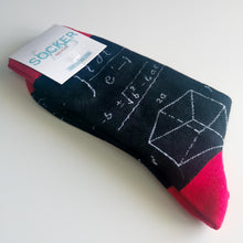 Load image into Gallery viewer, Algebra Unisex Socks | Adult UK Size 8-11 | Maths, Teacher Gift, Einstein, School | Soft Dress Socks
