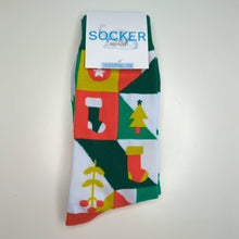 Load image into Gallery viewer, Christmas Ornaments Unisex Socks | Adult UK Size 7-12 | Christmas Tree, Mistletoe
