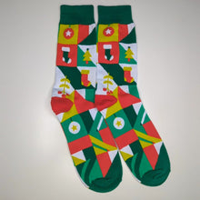 Load image into Gallery viewer, Christmas Ornaments Unisex Socks | Adult UK Size 7-12 | Christmas Tree, Mistletoe

