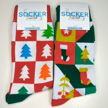 Load image into Gallery viewer, Christmas Ornaments Unisex Socks | Adult UK Size 7-12 | Christmas Tree, Mistletoe
