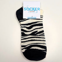 Load image into Gallery viewer, Zebra Unisex Trainer Socks | Adult UK Size 5-9 | Animals, Wildlife, Safari
