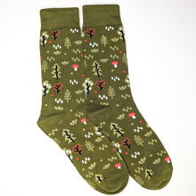 Load image into Gallery viewer, Woodland Unisex Socks | Adult UK Size 5-9 | Soft Cotton, Bright Socks
