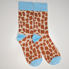 Load image into Gallery viewer, Giraffe Unisex Socks | Adult UK Size 5-9 | Soft Cotton, Cute Bright Animal Socks
